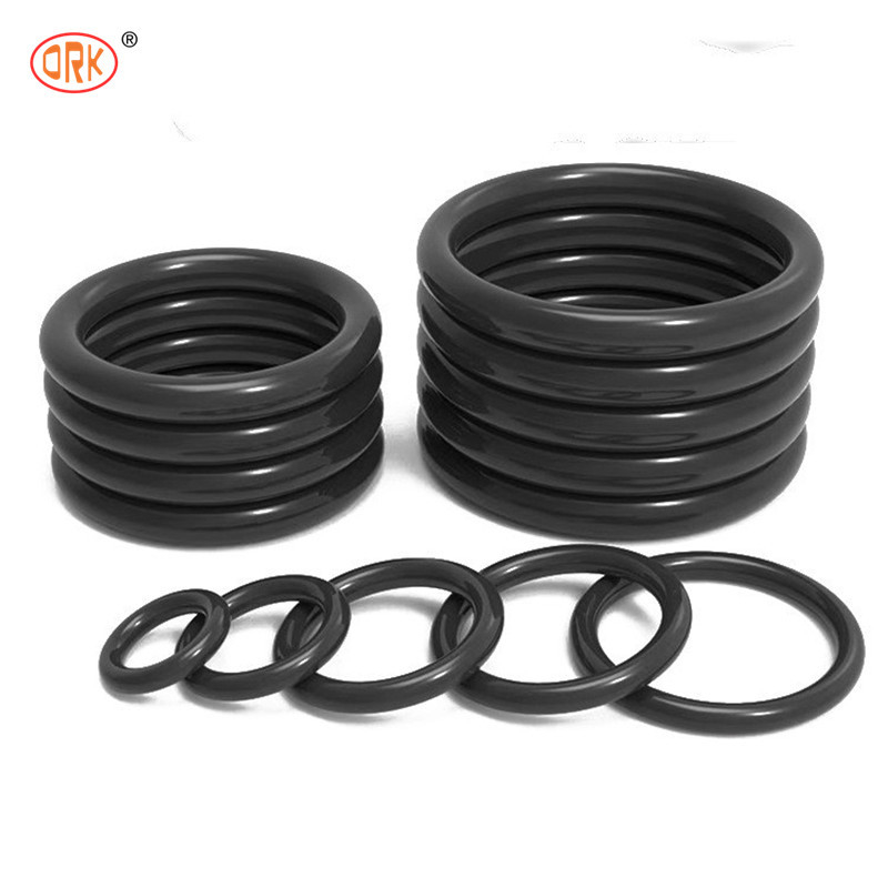 70 Shore A 고무 봉인 13mm 블랙 실리콘 링 화학 호환성 요구 사항