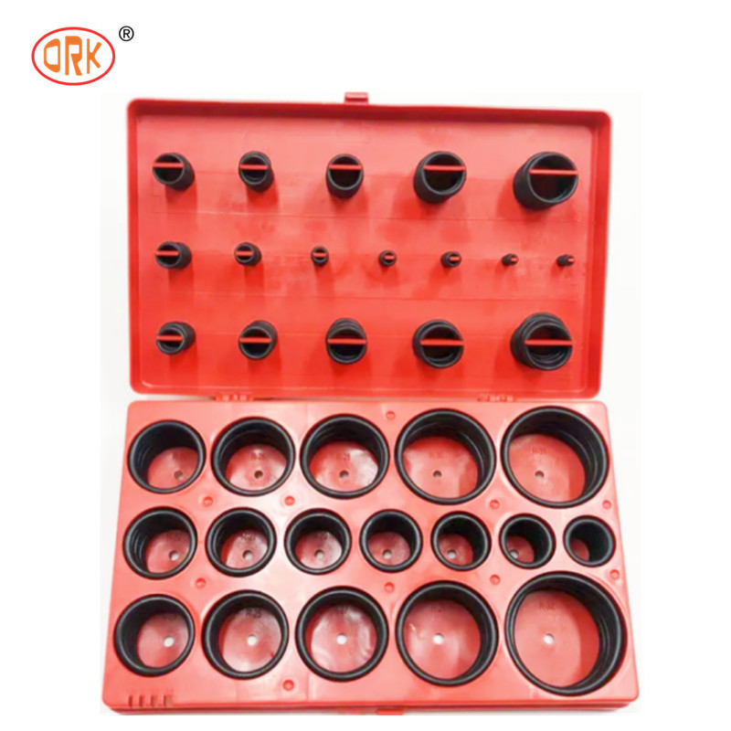5A 382PC NBR 70 90Shore 수압 밀폐 키트 빨간색 색상 제국 크기 자동차 O 링 키트