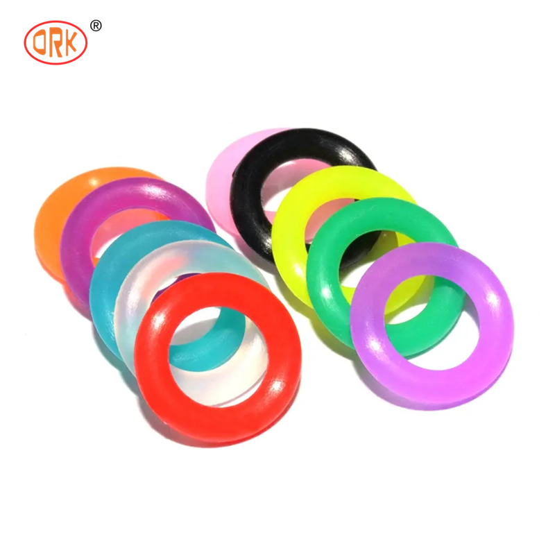 VMQ 실리콘 O 링, 다재료 고무 O 링 FKM NBR EPDM HNBR, 식품 의료 전기 장비용 고온 및 저온 저항 밀폐