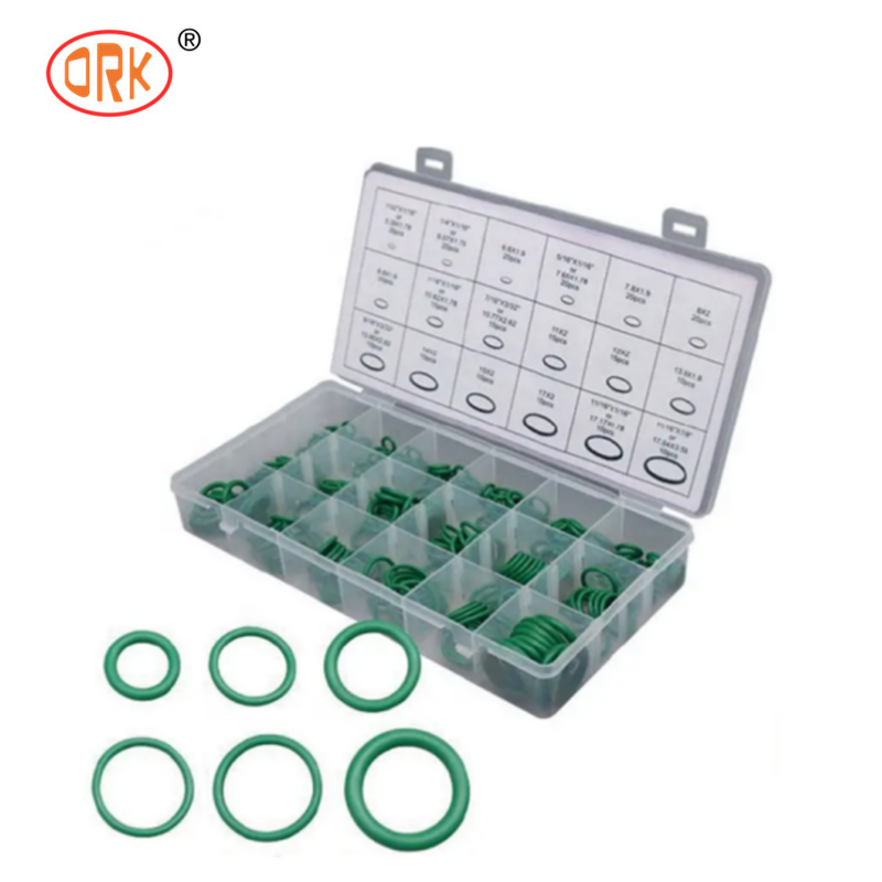 Universal Rubber O Ring Kit, Multi-Size O-Ring in Storage Case, High Elasticity Seals, NBR FKM EPDM Silicone Available for Static & Light Dynamic Sealing